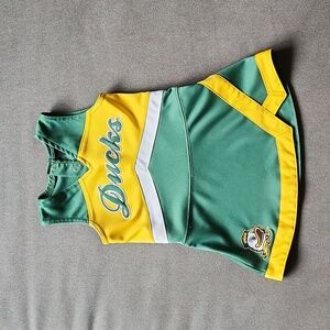 Oregon Ducks toddler cheerleading uniform. Lightly worn. Size 2T